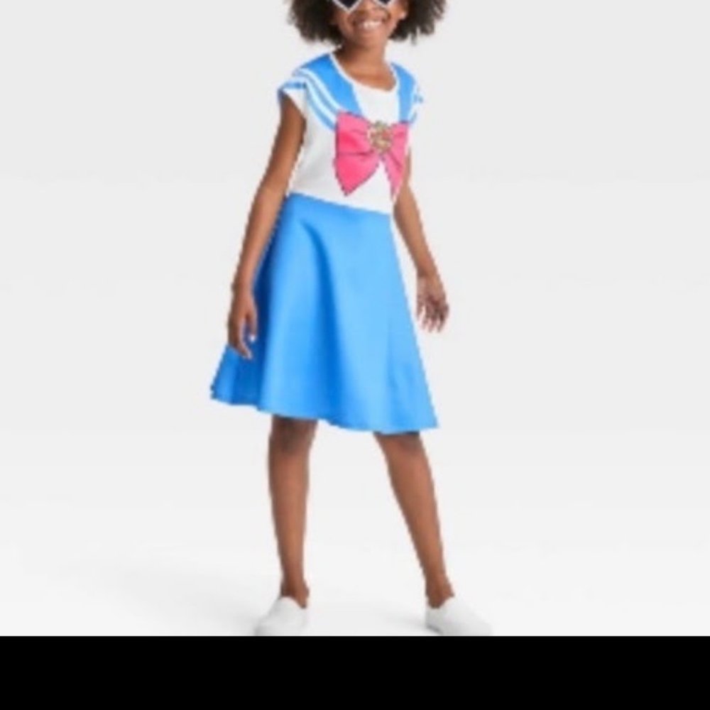 Sailor Moon princess girls skater dress New sz 6x